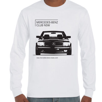 MBCNSW Long Sleeve White  Model Tee SEC560 (Mens) Thumbnail